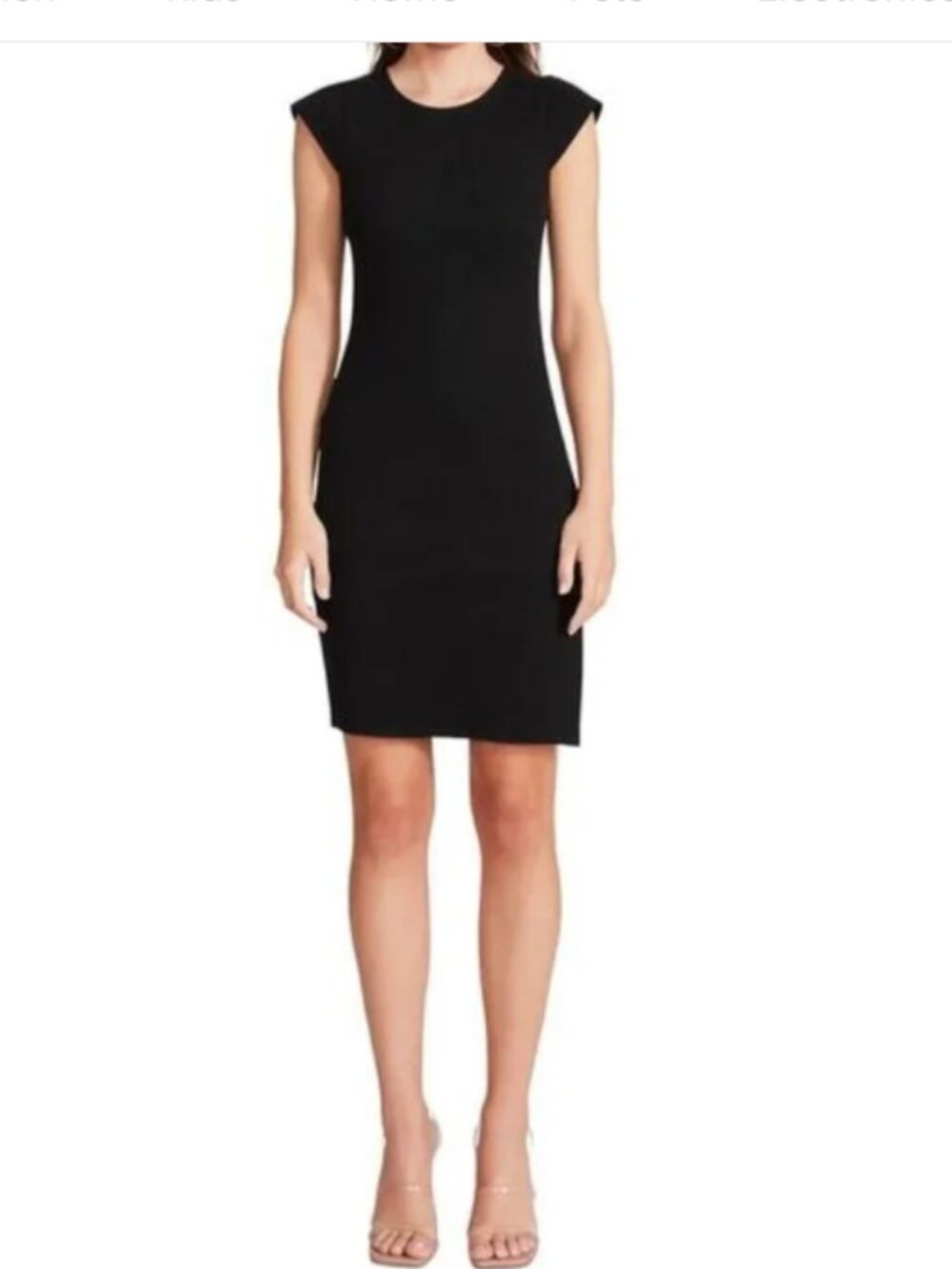 BB Dakota Size SMALL Rib Knit Dress Black